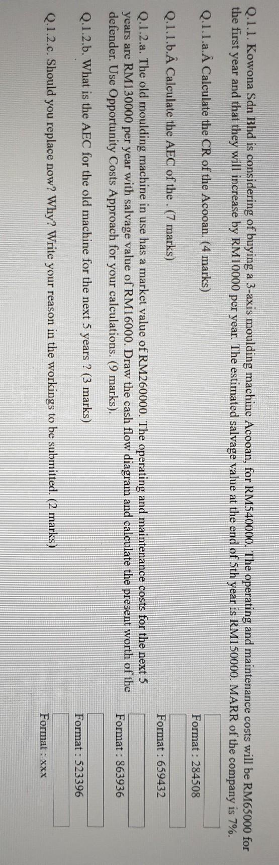 the question fully for me to understand better thank you Please answer