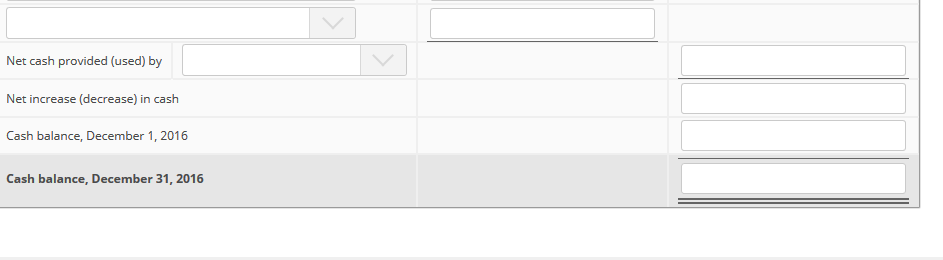 Earnings, and Balance Sheet. Enter any decreases with a minus sign or