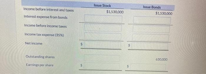 of a new $1.25 milion plant: 1. Issuance of 125,000 shares of