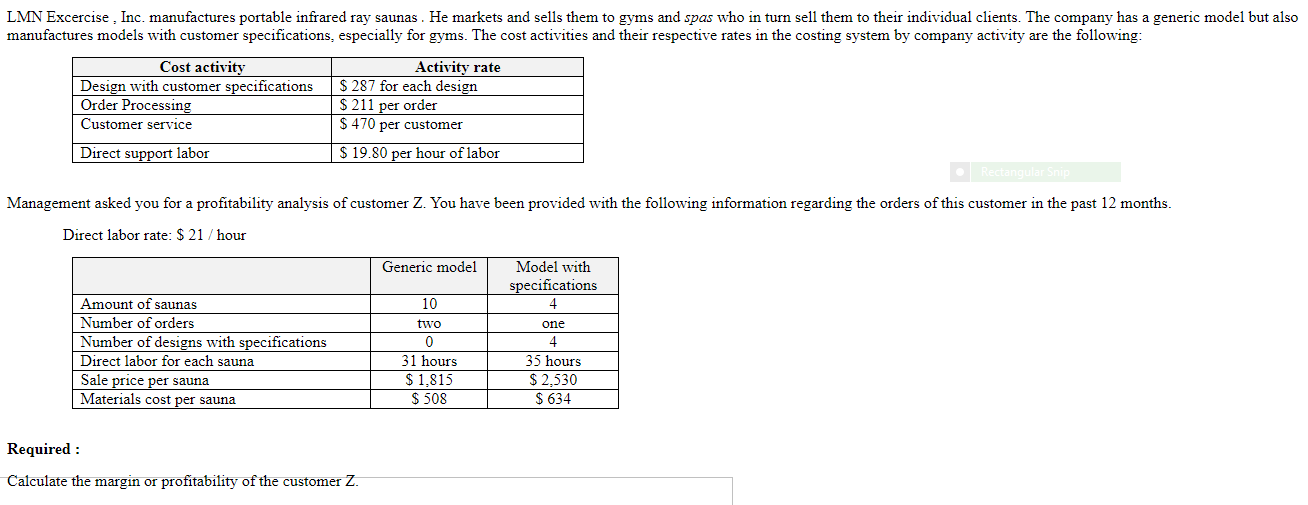 will identify with letters for the purposes of this exercise: U :