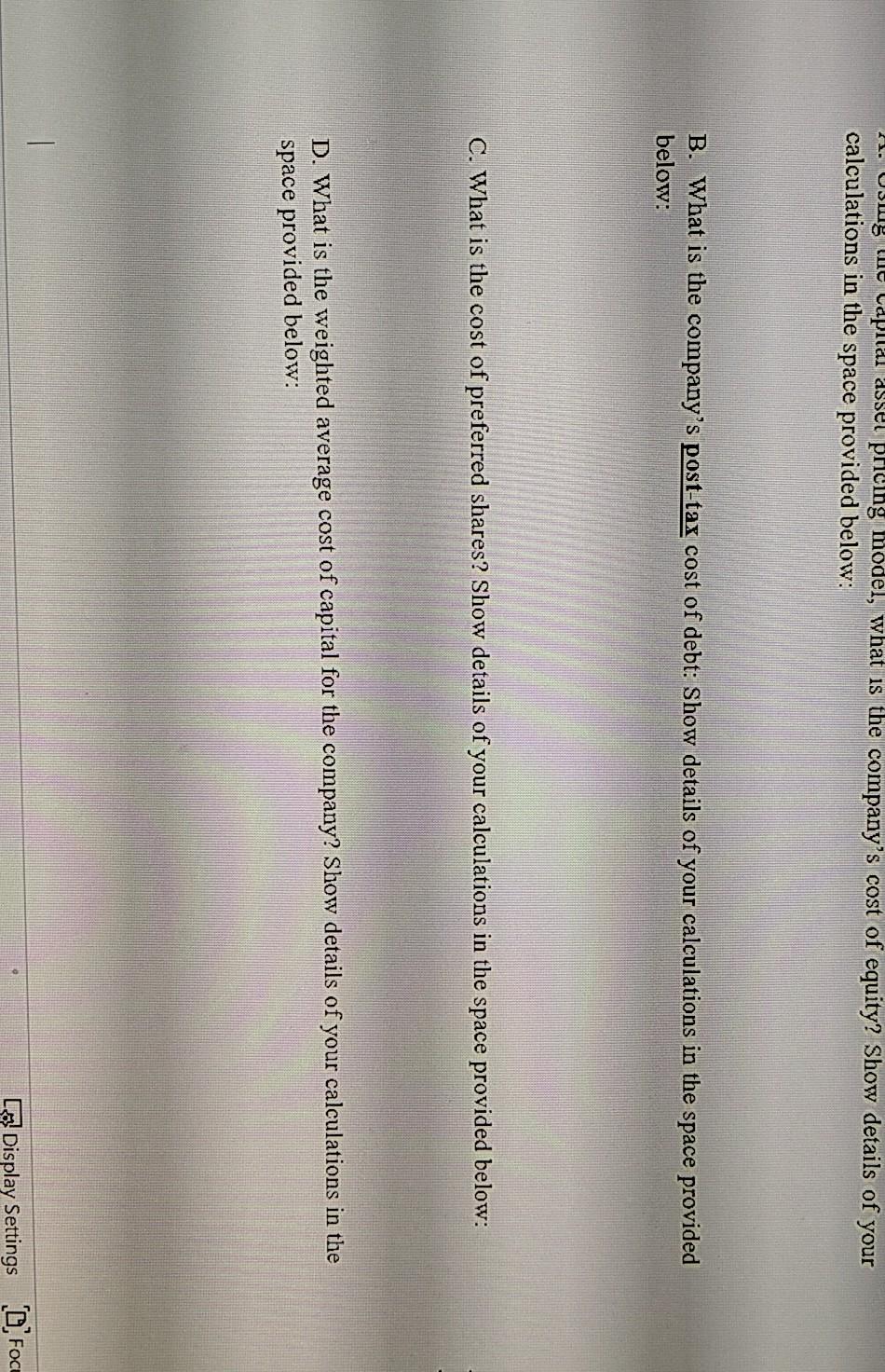 for Santa clause Enterprises. Equity: The company has 1000 shares of common