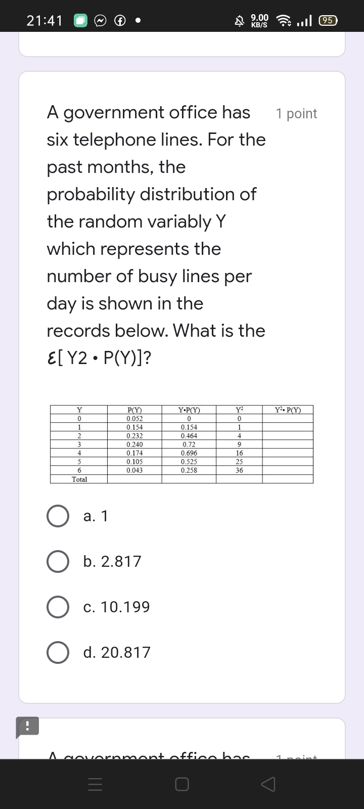 variance of a probability distribution is 4, what is its standard deviation?