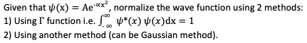 Provide complete steps, solutions, and formulas. Given that v (x) = Ae