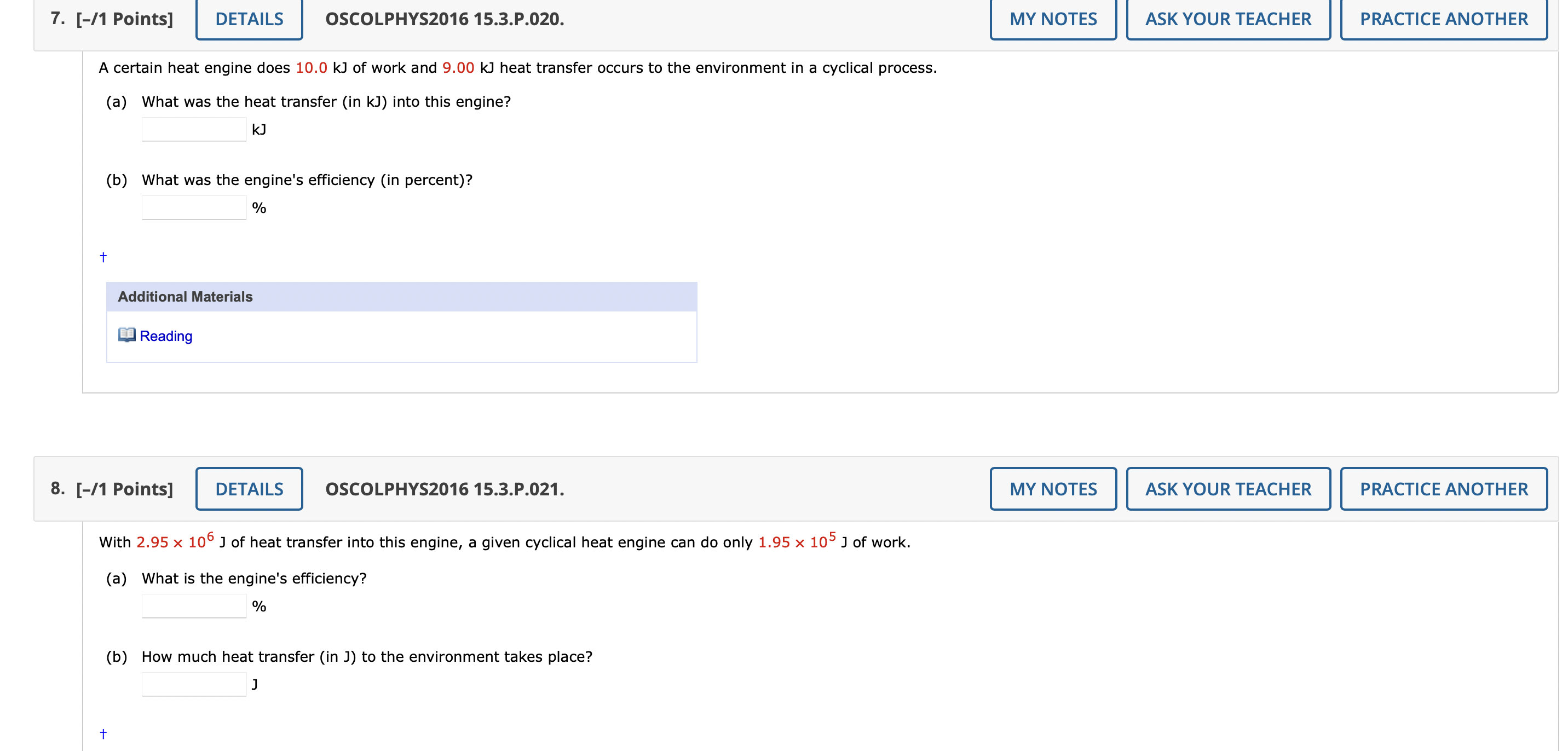 factors, such as the car's temperature, are constant. Addiiional Materials in Reading