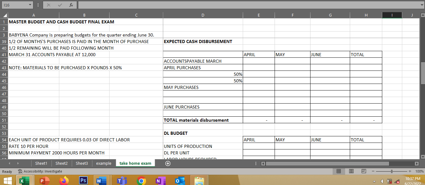 PER UNIT 8 JUNE 35,000.00 TOTAL BUDGETED SALES 9 JULY 20,000.00 10