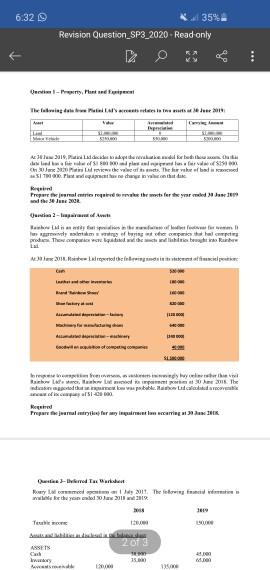 Hello, I would like clear step by step working out of each