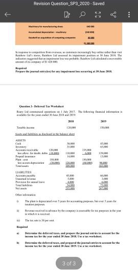 of these questions instead of just the answers. I want to know