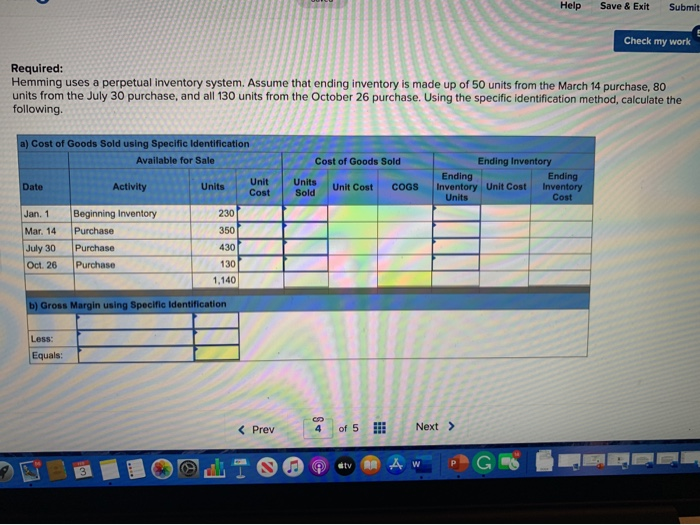 [The following information applies to the questions displayed below.) Hemming Co. reported