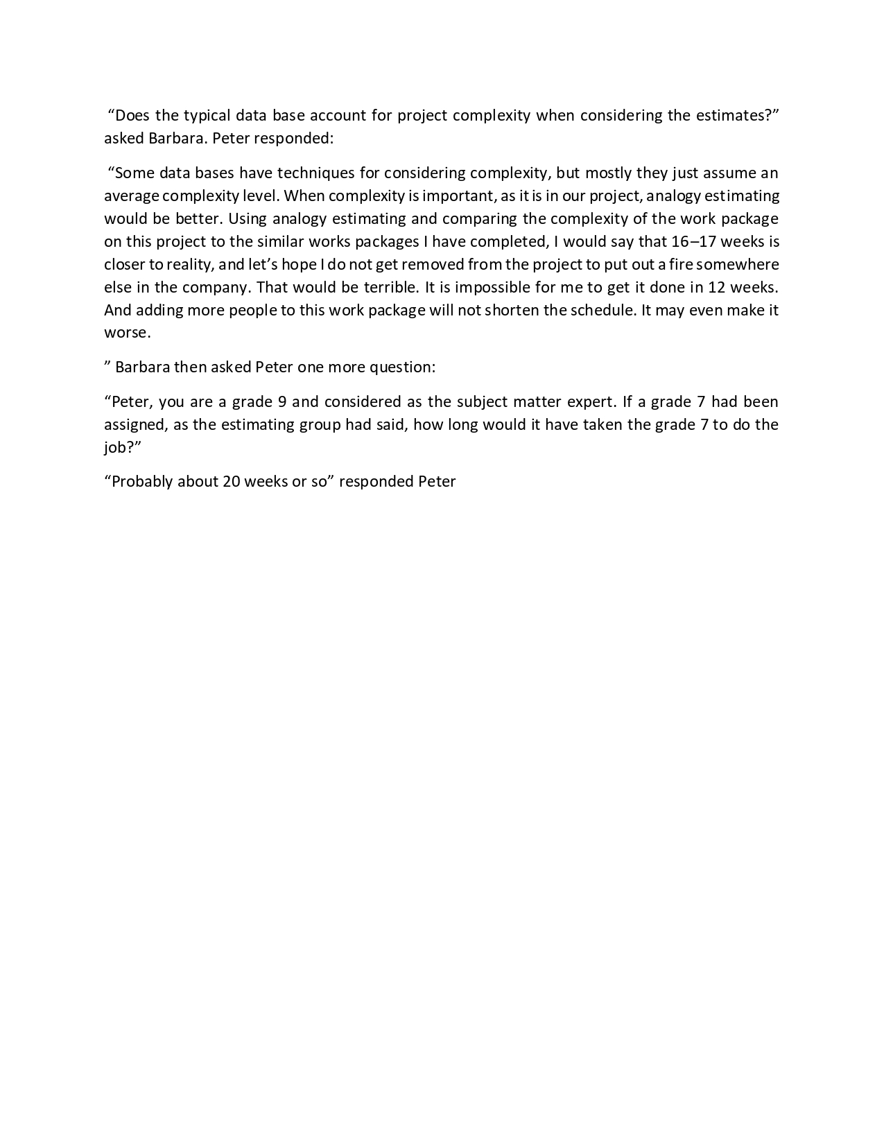 qualitative problem. Can you please help me state or compose a problem