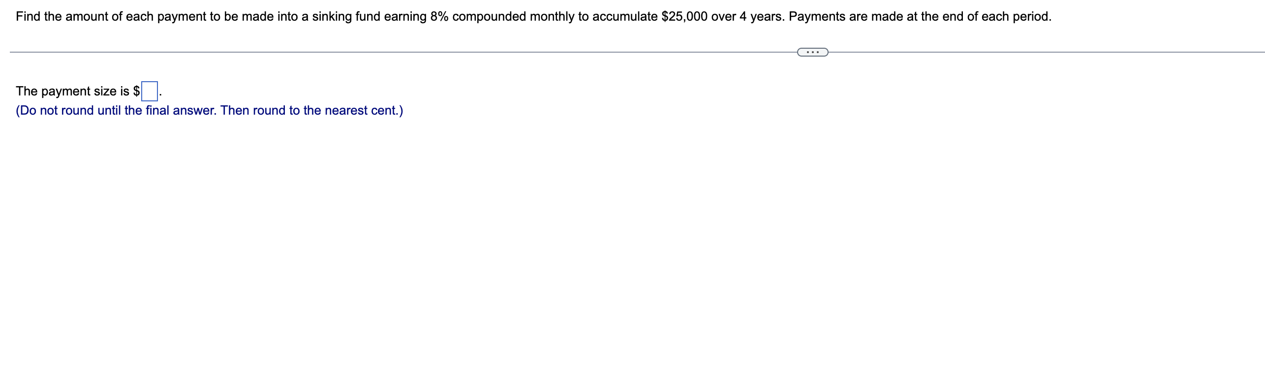 6 years. E> The future value of the ordinary annuity is 5D.