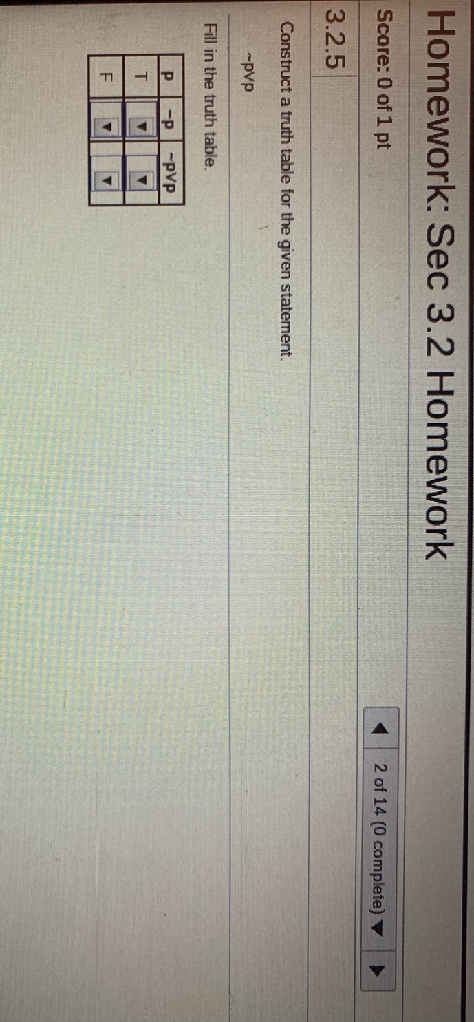 7 pts 2.5.10 Question Help In a survey of college students, each