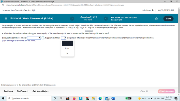 HW Scom: 5, 9 of 100 points Save Scom: 0 of 4