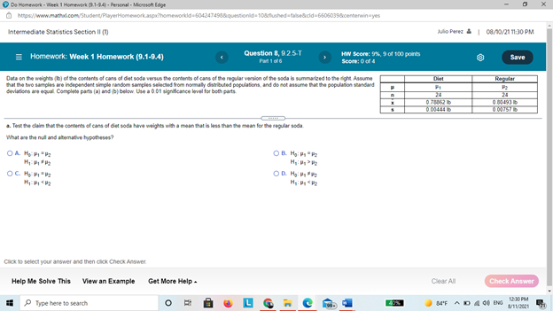 A study was conducted to determine the proportion of people who dream