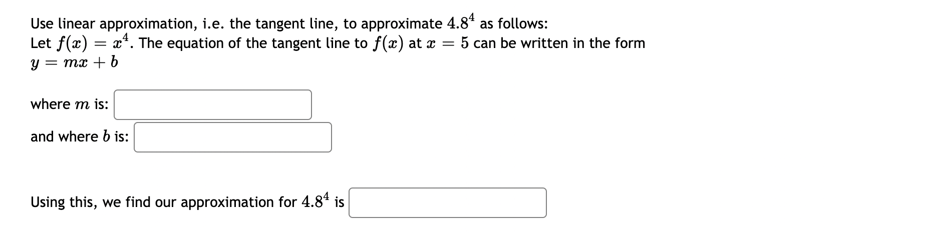 at x=25 Estimate the square root of 24. C] Estimate the square