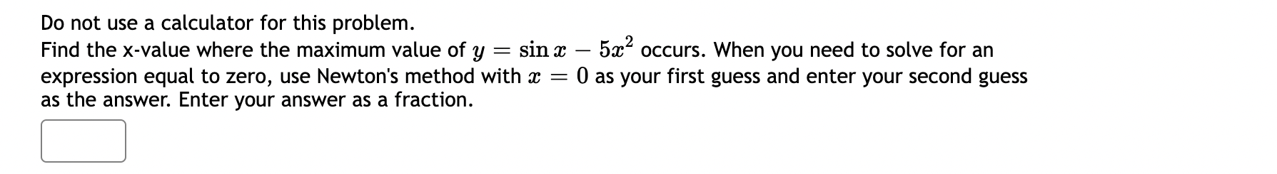 at) at a: = 5 can be written in the form :1;