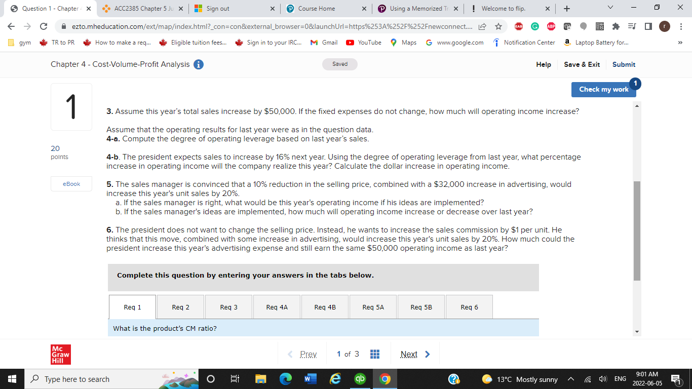 x Sign out X Course Home X Using a Memorized Tr X