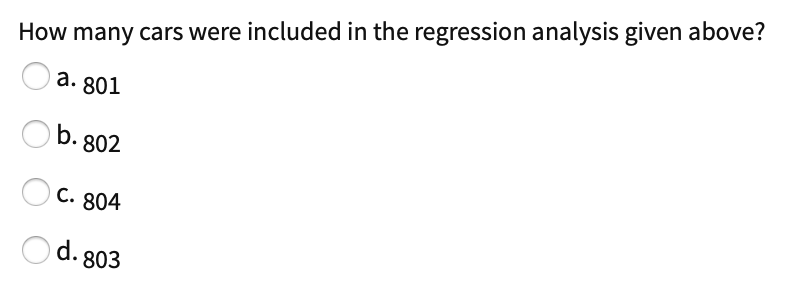 larger data set that links the price of second hand cars to