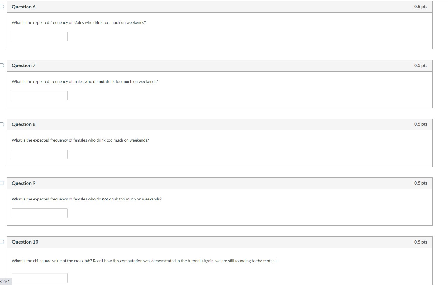 Could use some help with these, I'm overloaded. Question 6 0.5 pts