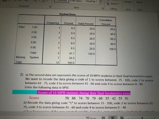 set represents runs scored by 5 baseball players in a national tournament.