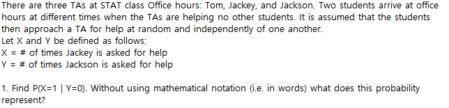 statistics There are three TAs at STAT class Office hours: Tom, Jackey,