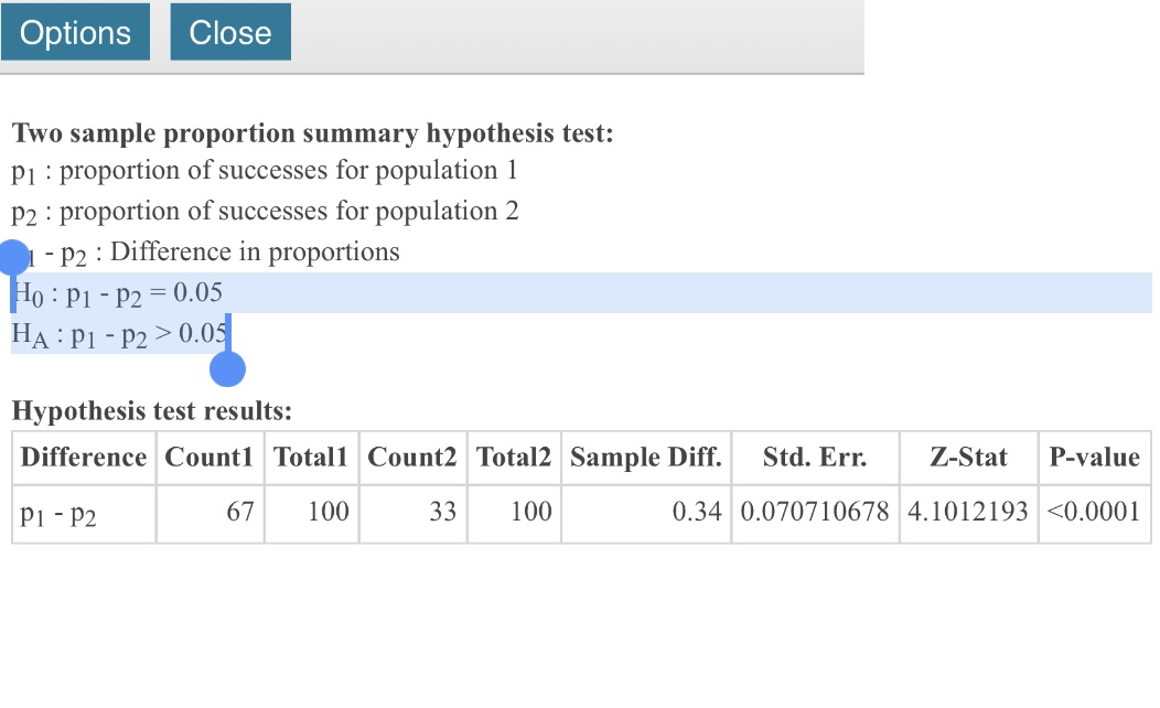 For this question, we will use two random and independent samples of