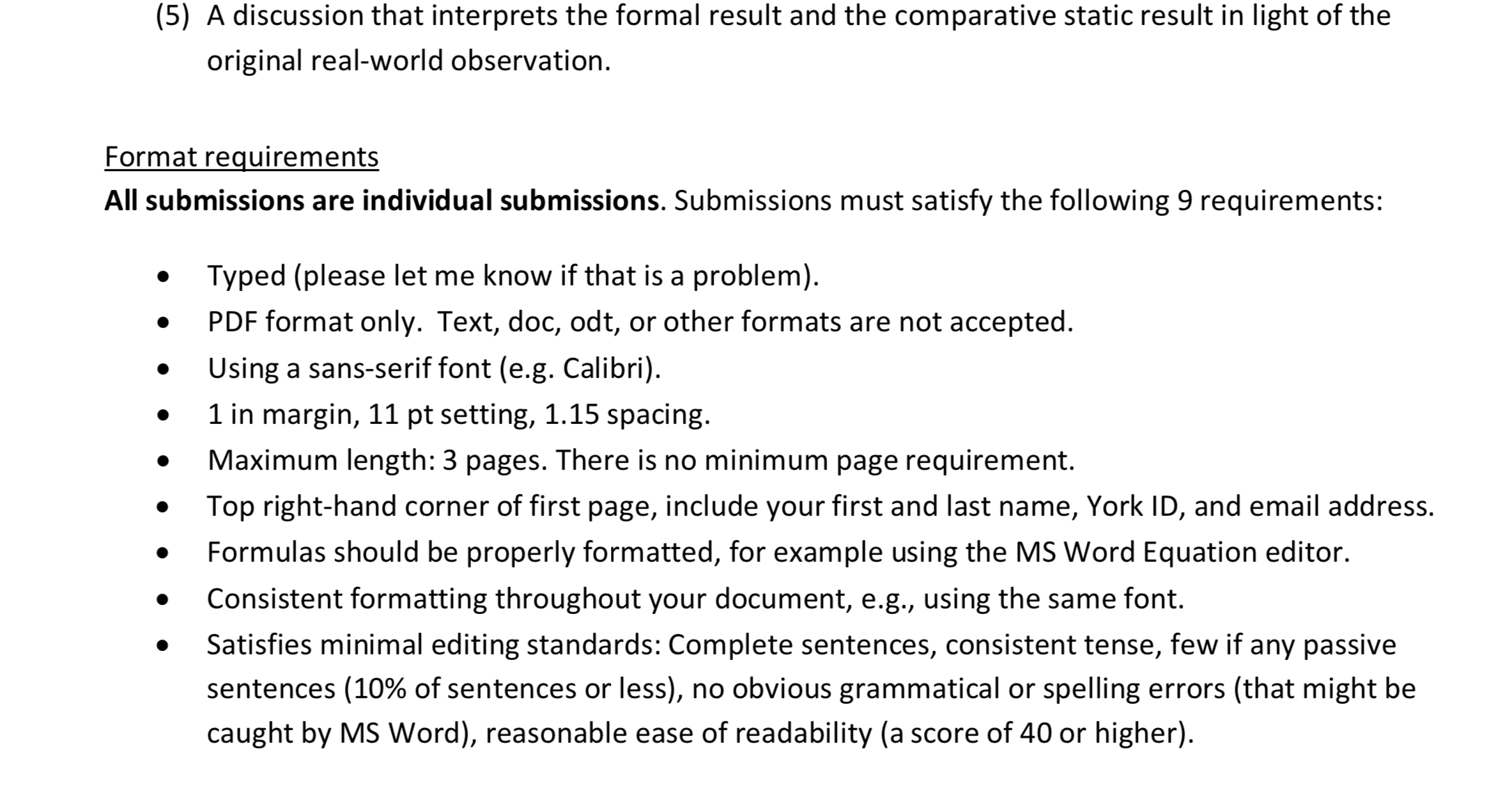 Purpose Demonstrate your ability of translating between math and English using mathematical