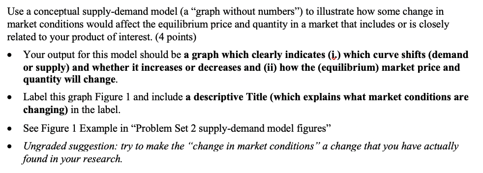 Topic: Using the supply demand model microeconomics problem please help me with