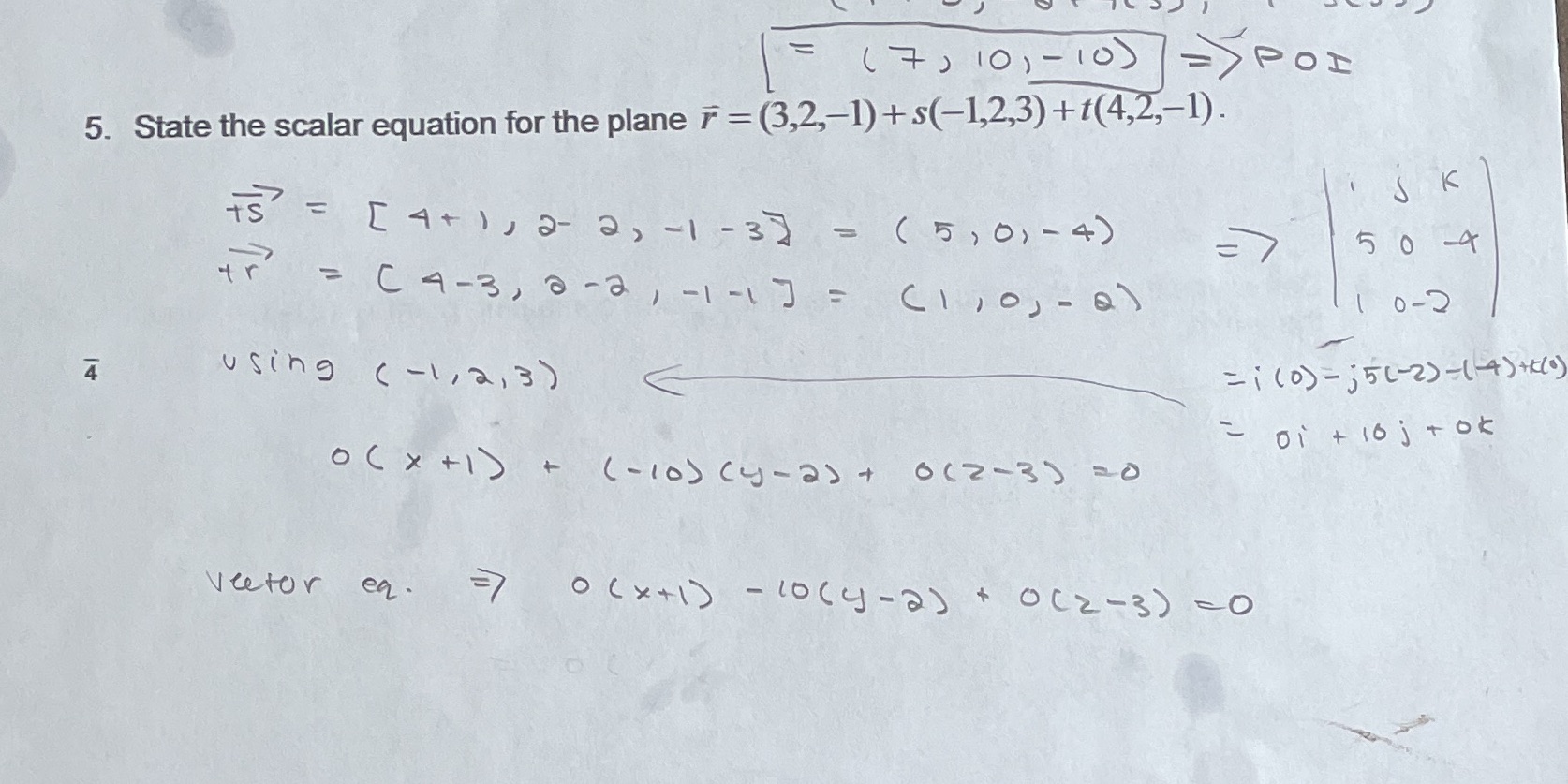  = ( 7 ) 10 ) - 10 ) POI 5.