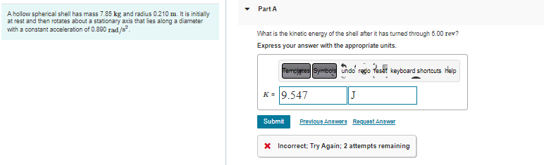 that passes through the center of the disk. The angle through which