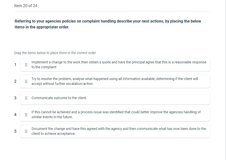 CPPREP4503 - Present at hearings in real estate (SA)Referring to your agencies