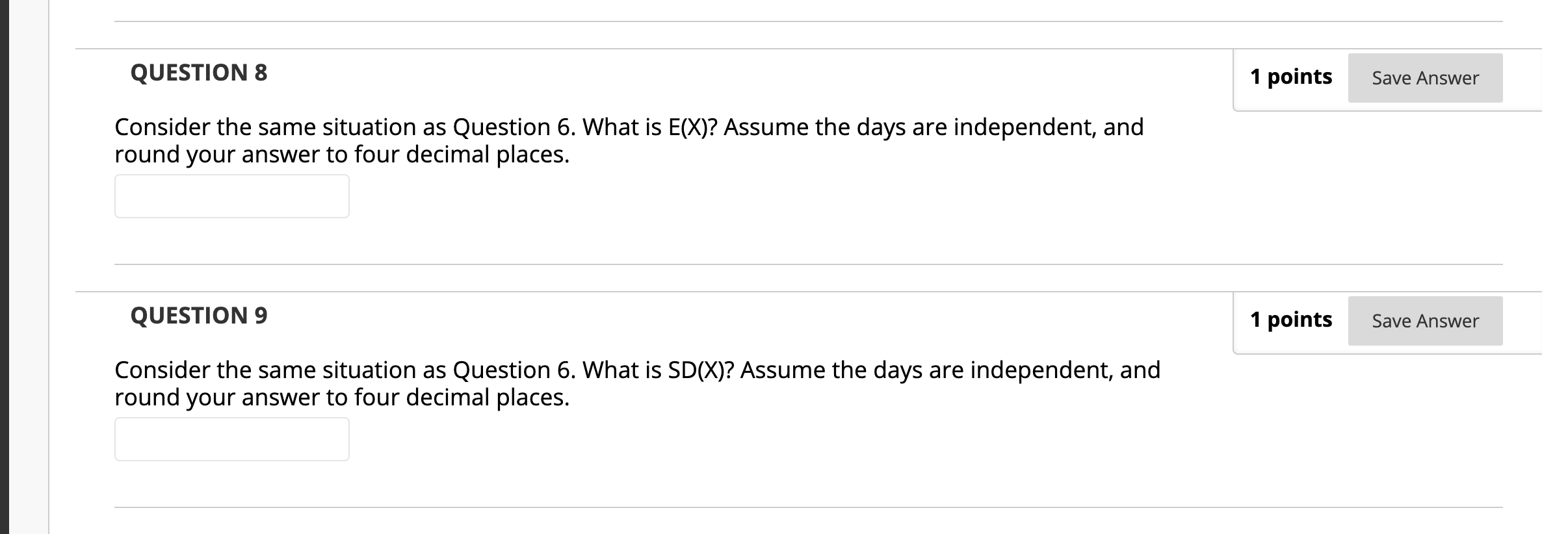 please help me solve it QUESTION 8 1 points Save Answer Consider