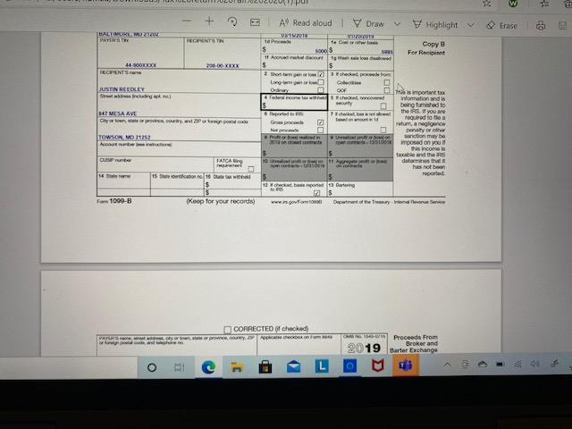 account and is not a student For the details of income items