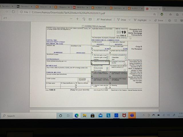 income item should be included in gross income. In 2019, Ava was