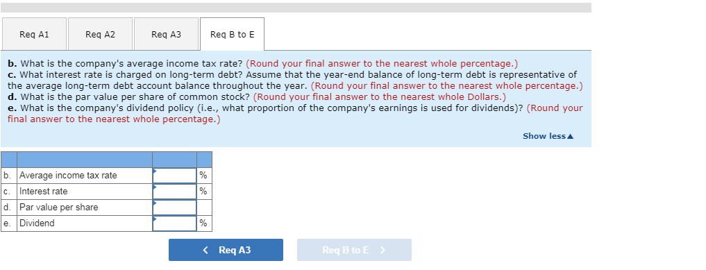 indicate a negative financial statement effect.) (Enter decreases with a minus sign