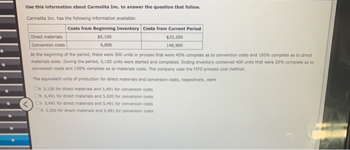 Department to answer the question that follow. Department ) had no work