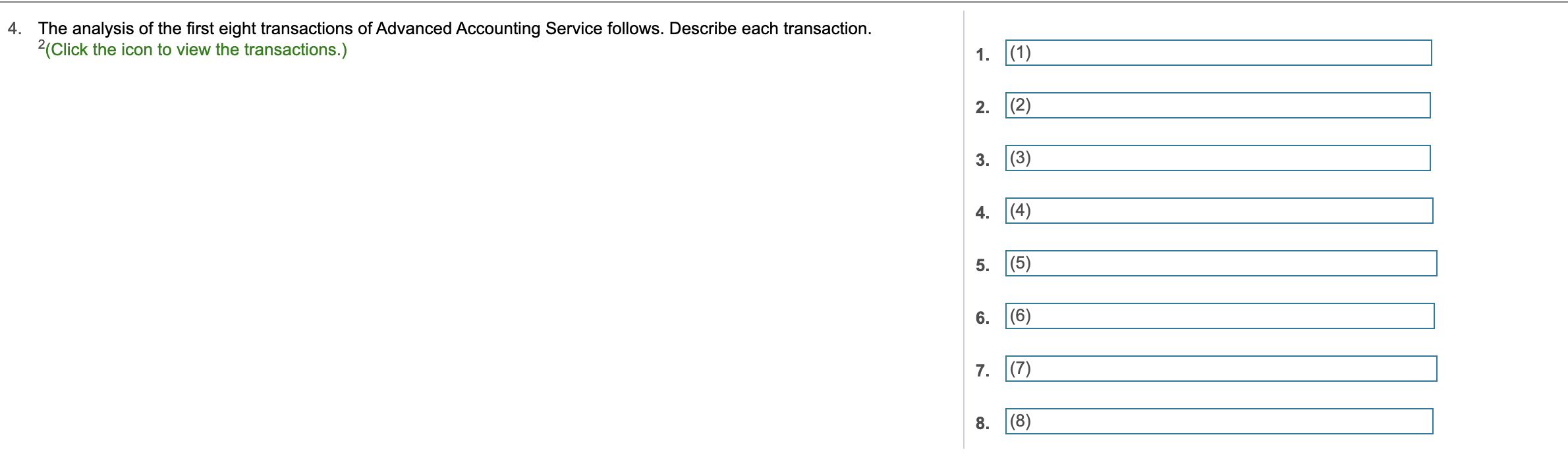 Accounts Receivable Common Stock +31,000 Service Revenue Salaries Expense payable 1 +31,000