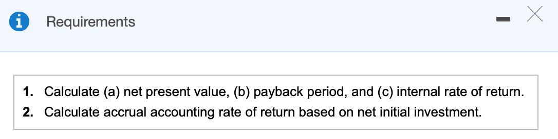 life of 4 years. The estimated pretax cash flows for the oven