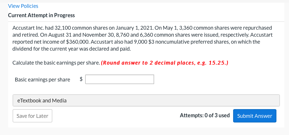 Help Please View Policies Current Attempt in Progress Accustart Inc. had 32,100