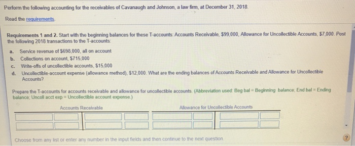 sales of $438,000, all on account. Industry experience suggests that Spring's uncollectibles