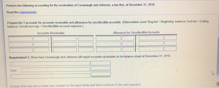 will amount to 2% of credit sales. Al December 31, 2018, accounts