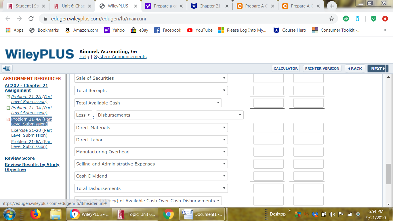 My. Course Hero Consumer Toolkit -... WileyPLUS Kimmel, Accounting, 6e Help |