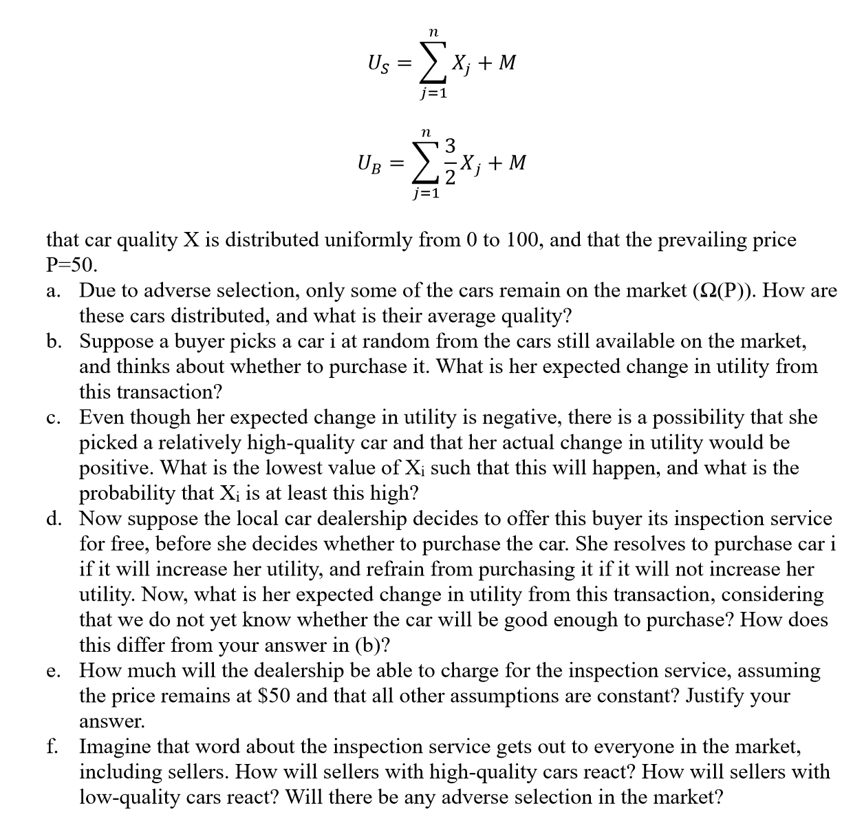 dealership is offering an inspection service that can perfectly determine the quality