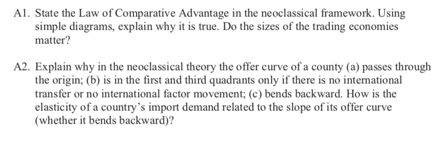 Need help answering these two questions. Please use a diagram to help