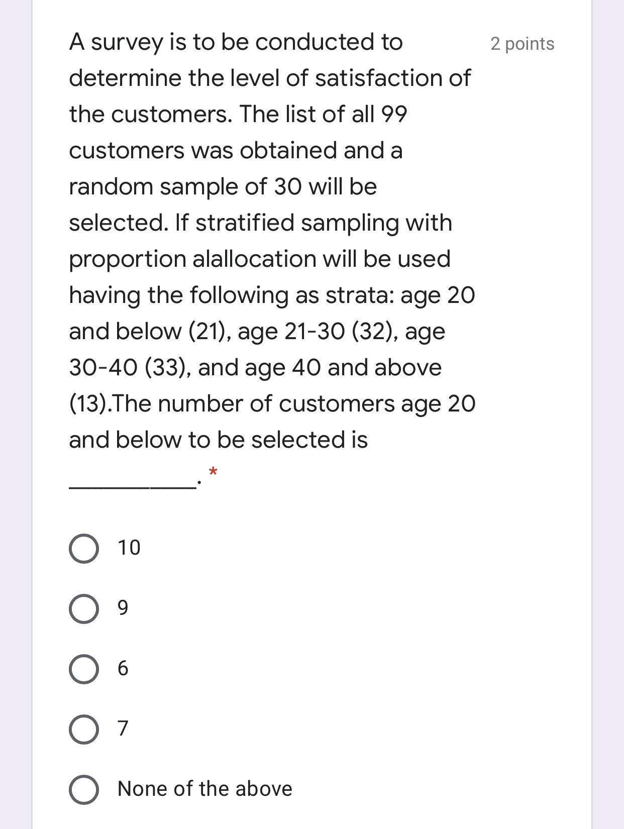following table lists 10 pairs of p 2 points and q values.
