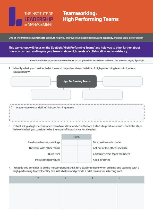 effective team can be elusive for management within an organization. Many leaders