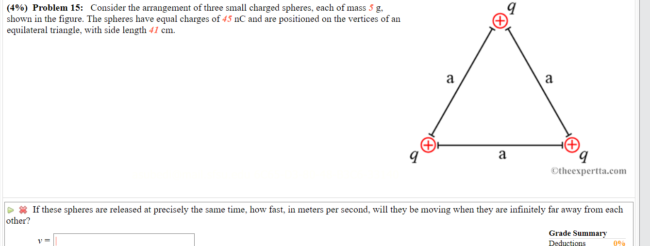 is given some initial velocity, Vi- Randomized Variables V d = 2.5
