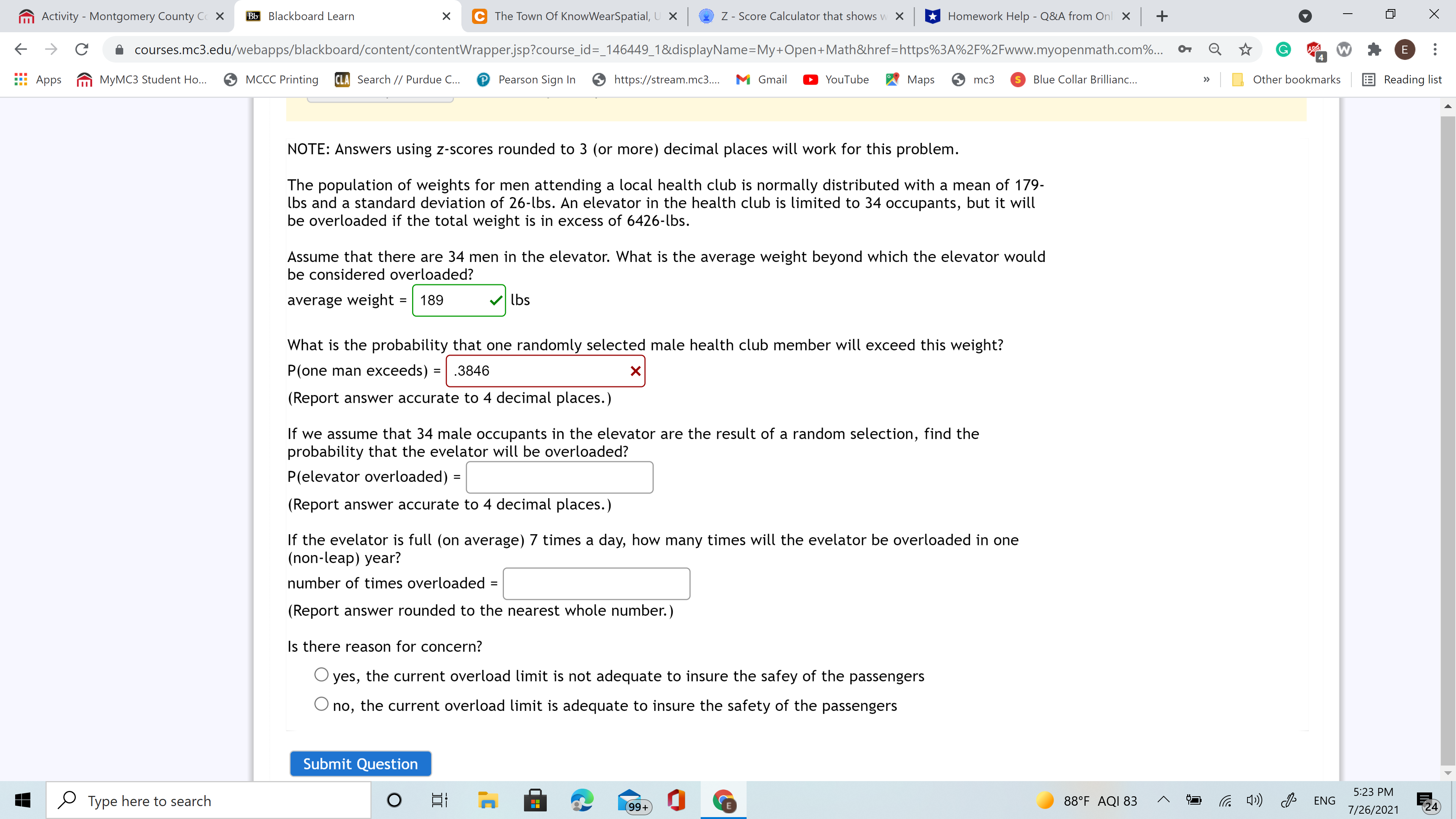  in Activity - Montgomery County Cc X Bb Blackboard Learn X
