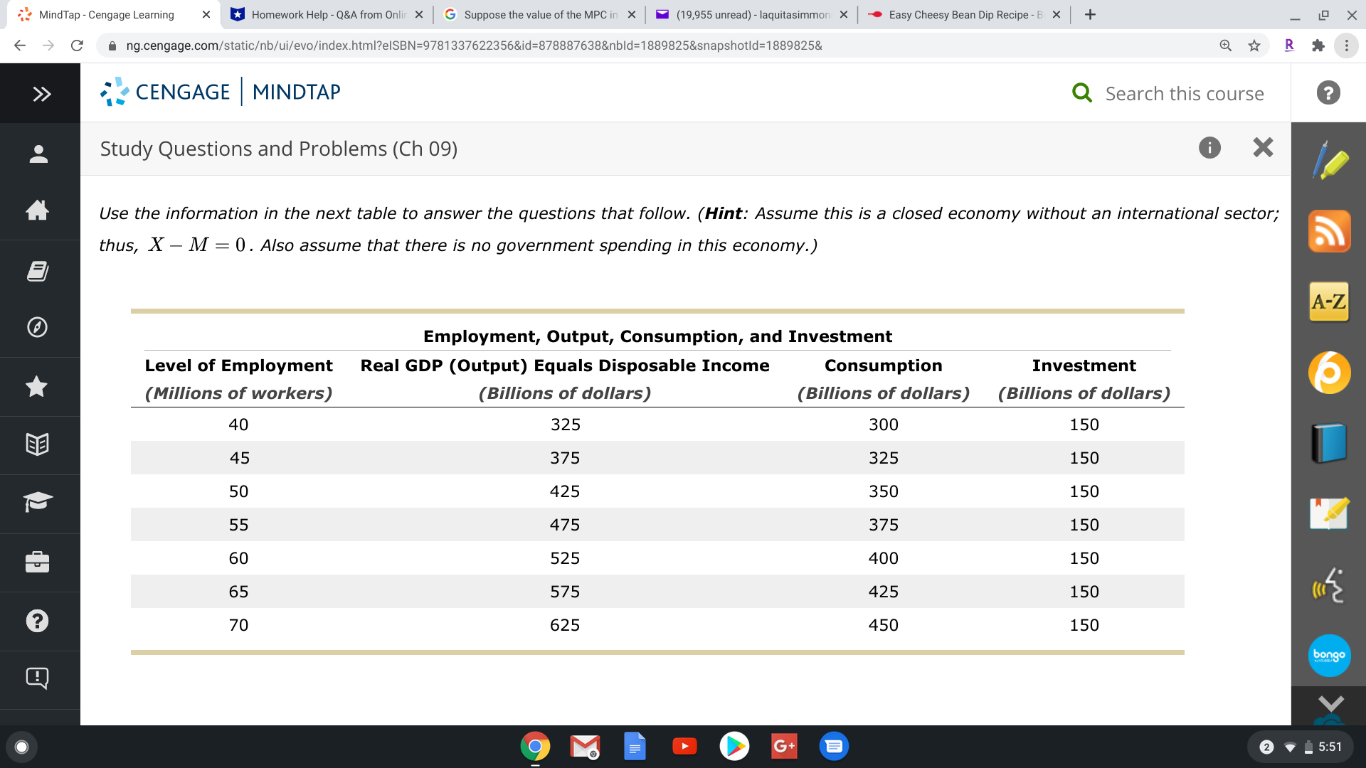 to answer the questions that follow. (Hint: Assume this is a closed