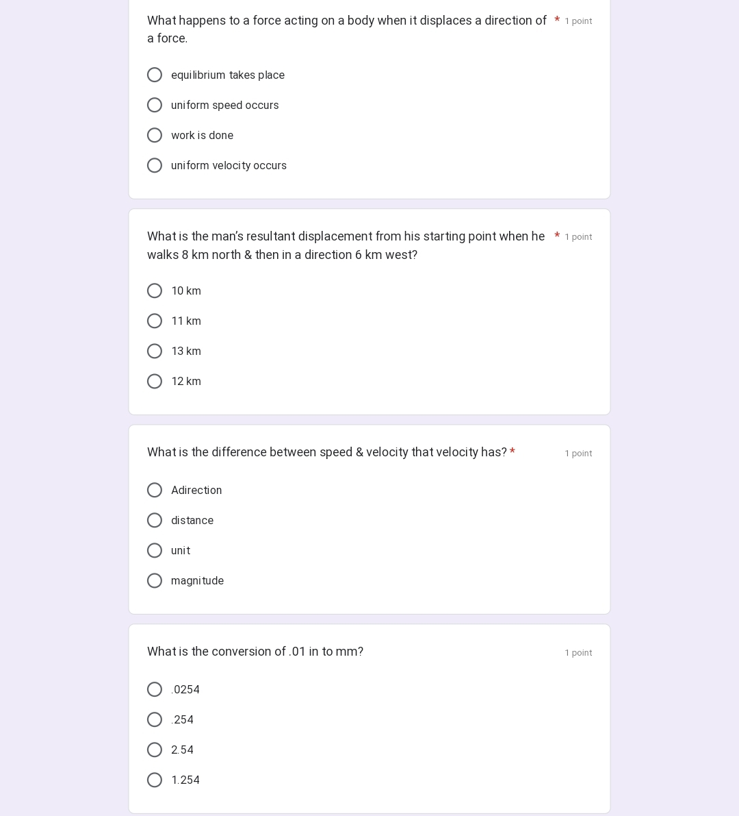 distance scalar velocity speed What is the measure of its effectiveness in