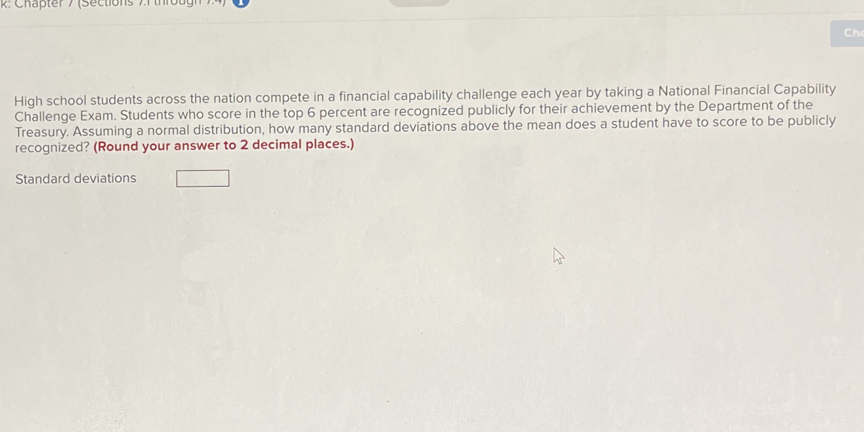  k: Chapter / (Sections /1 Che High school students across the